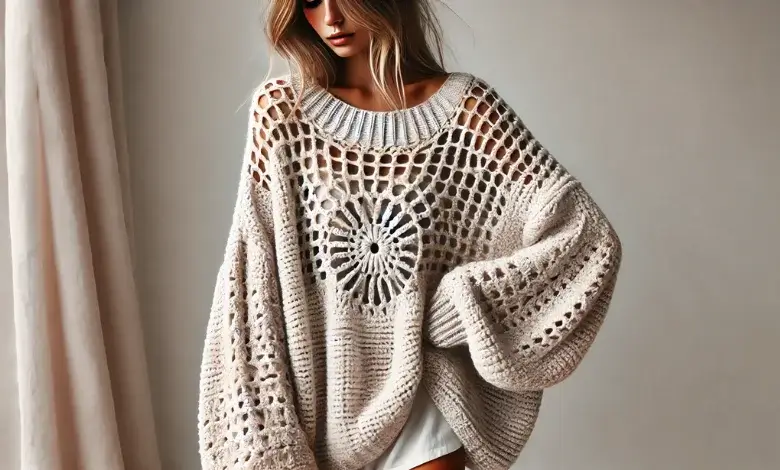 Boho Slouchy Sweater