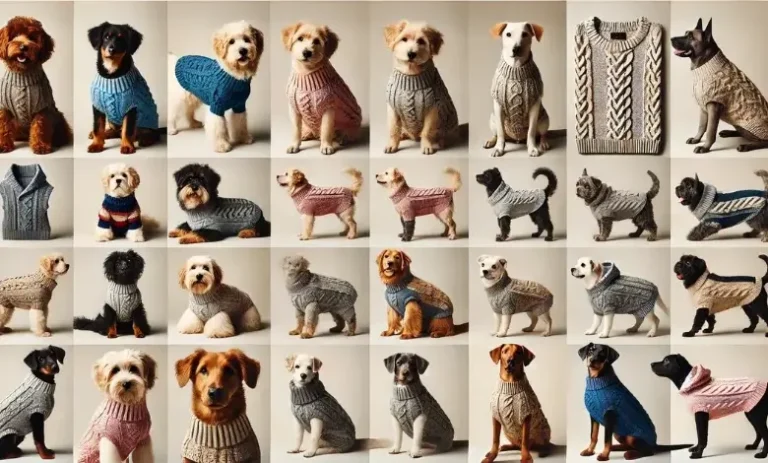 Cable Knit Dog Sweater Patterns