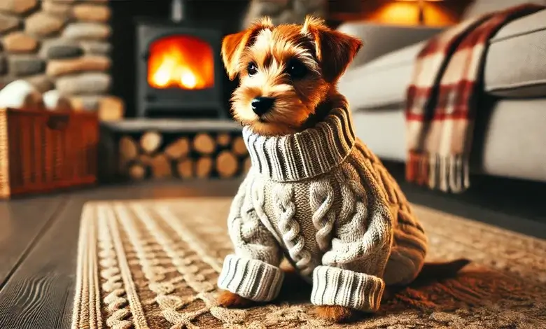 Classic Cozy Cable Knit Dog Sweater