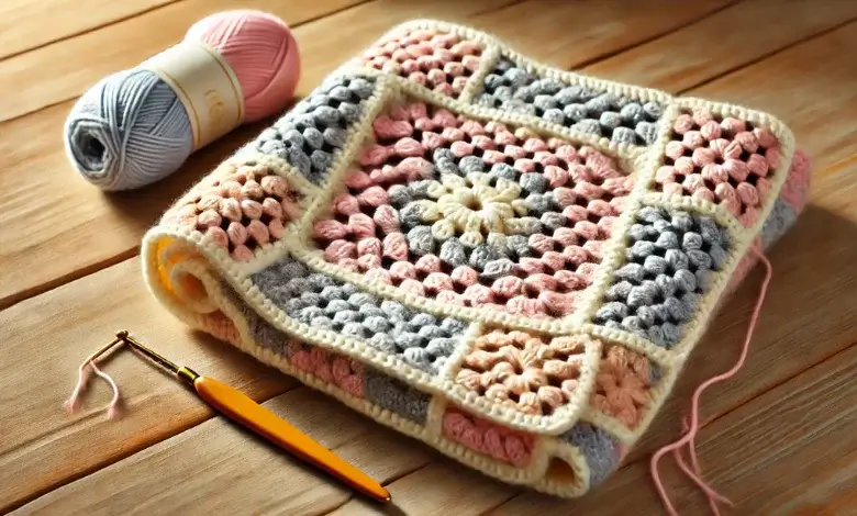 Classic Granny Square Baby Blanket