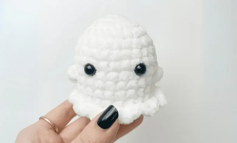 Crochet Amigurumi Ghost