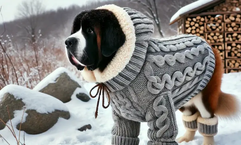 Extra-Warm Cable Knit Sweater 