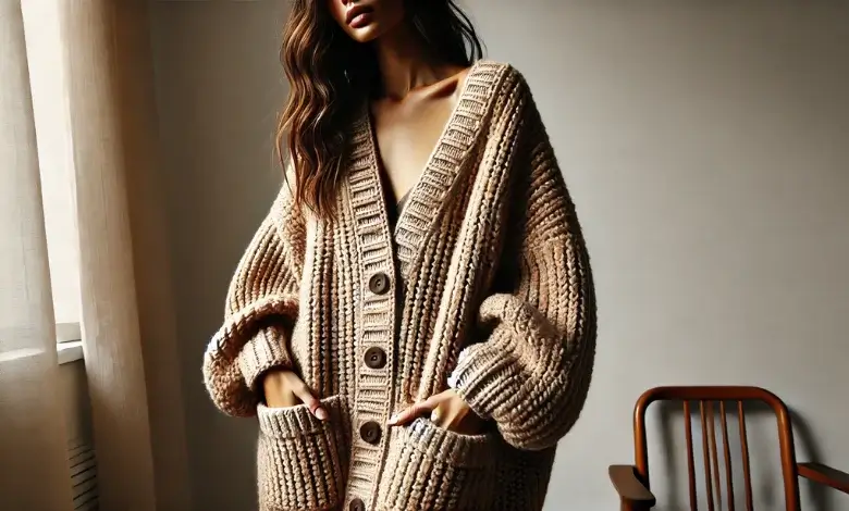 Oversized Cardigan Sweater