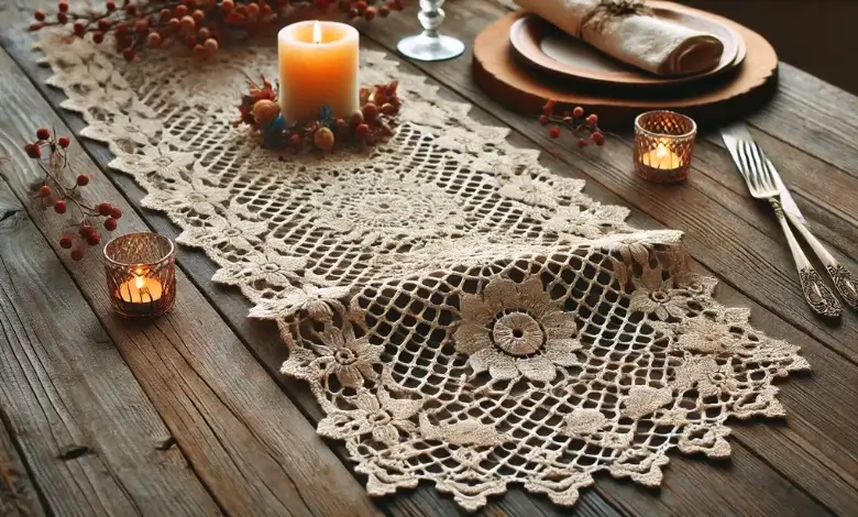 Vintage Filet Crochet