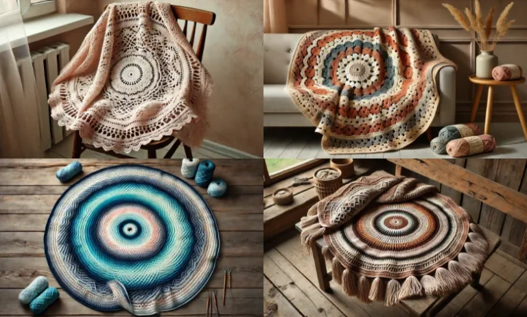 Circular Blanket Crochet Patterns