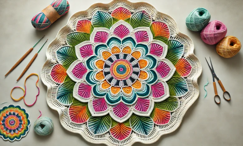 Floral Mandala Blanket