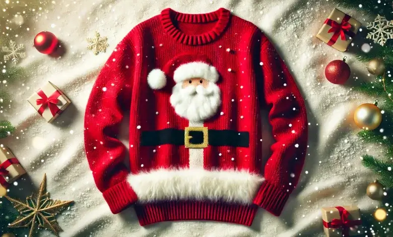 Santa Claus Christmas Jumper Pattern