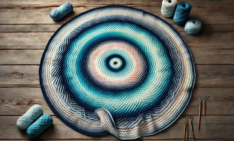 Spiral Crochet Blanket