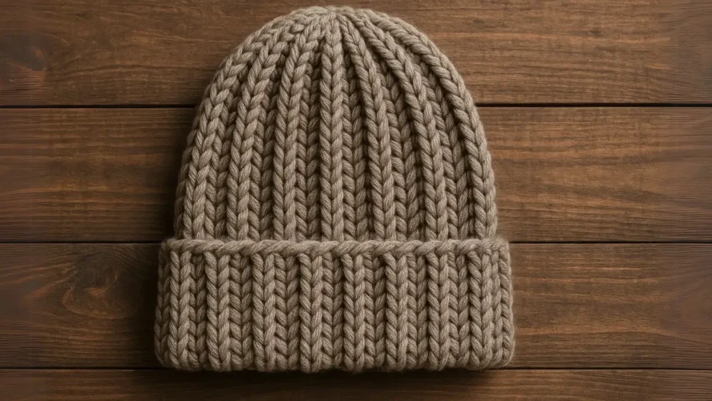 Chunky Ribbed Beanie Crochet Pattern