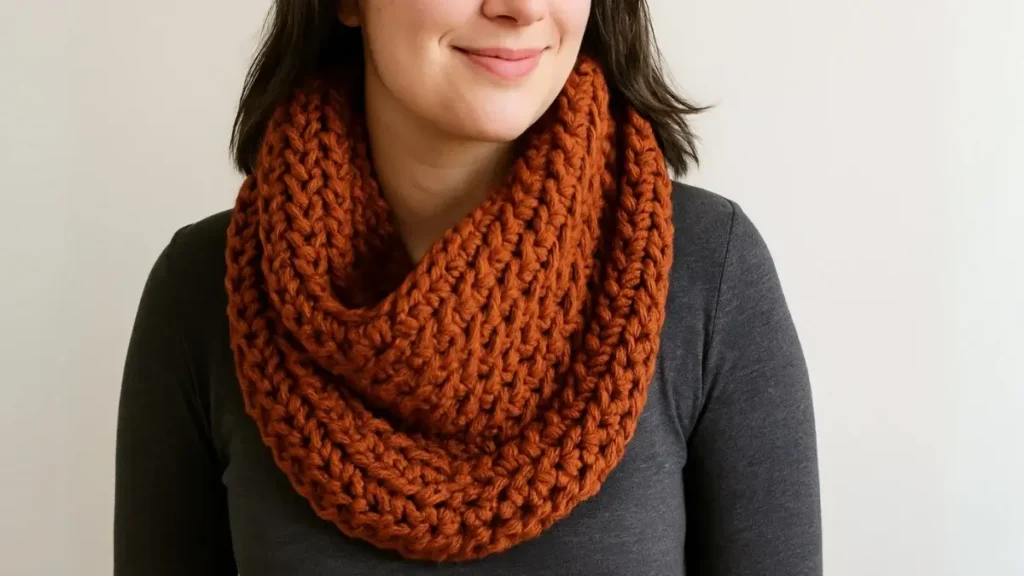 One-Hour Infinity Scarf Crochet Pattern