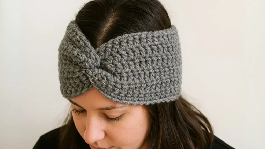 Thick + Simple Ear Warmer Crochet Pattern
