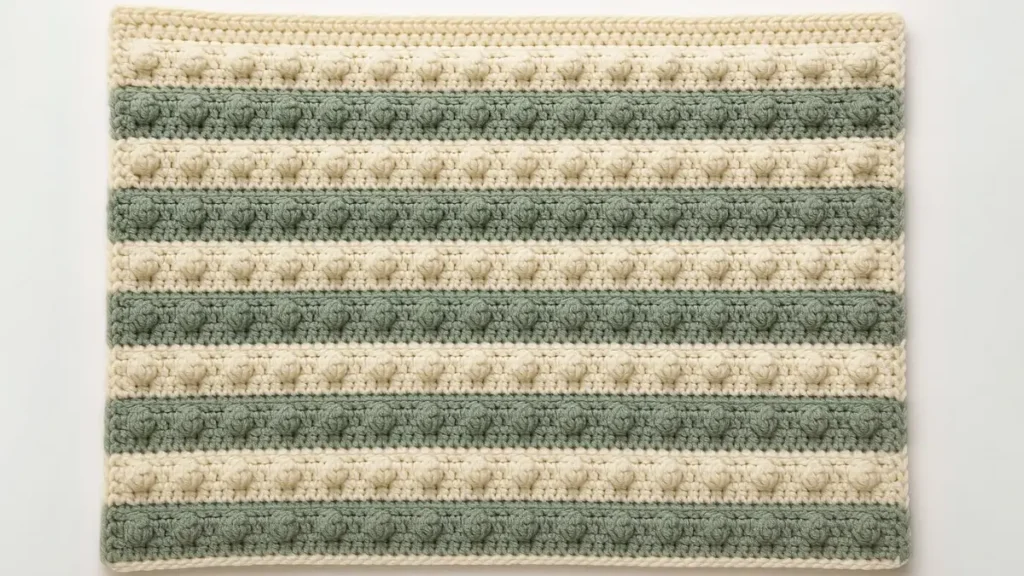 Textured Bobble Afghan