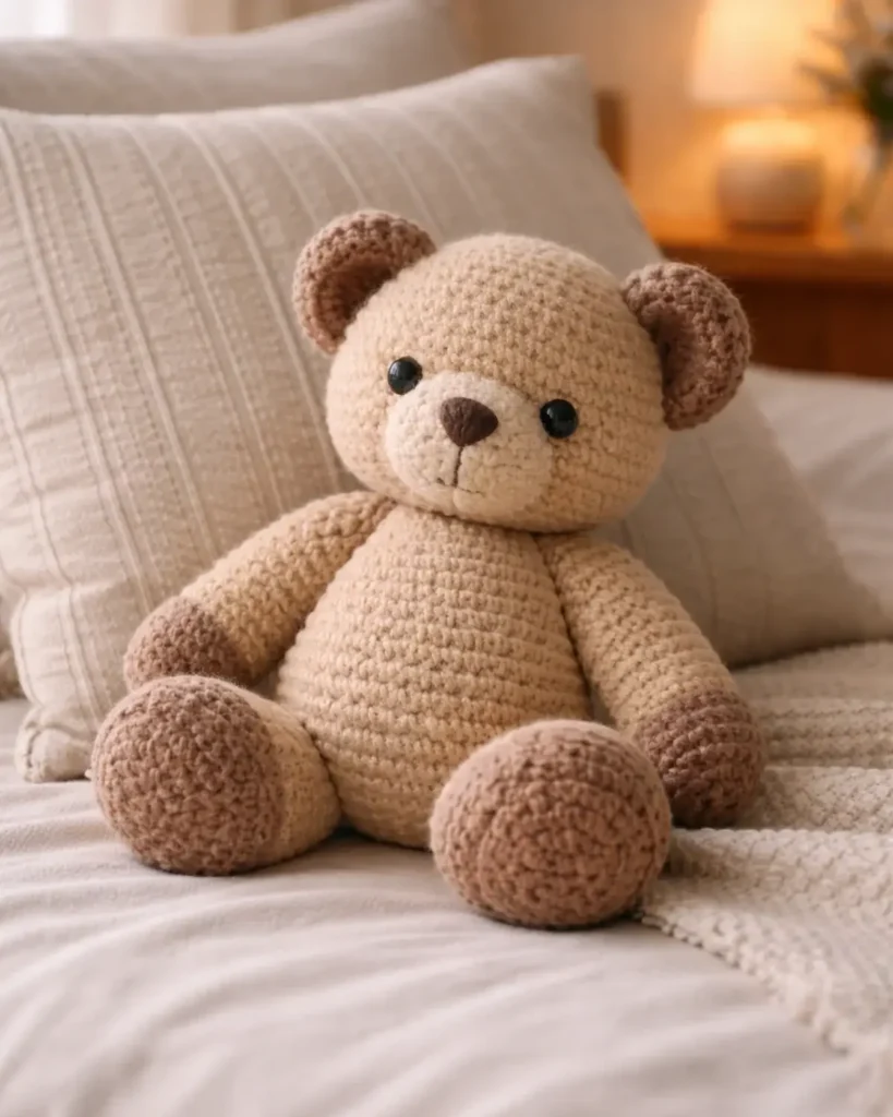 Bedtime Buddy Crochet Teddy Bear