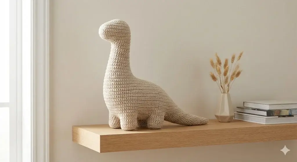 Crochet Dinosaur Decor