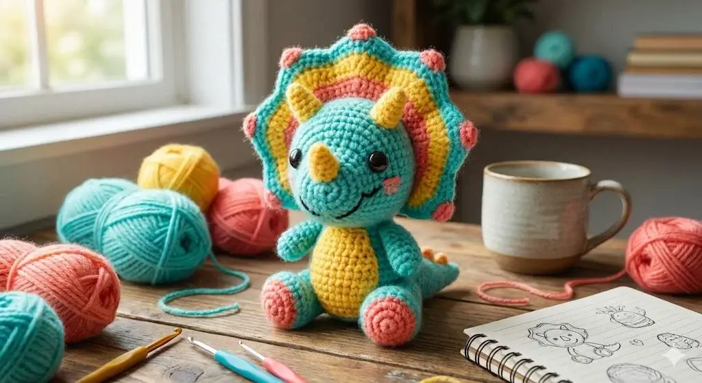 Whimsical Pocket Dinosaur