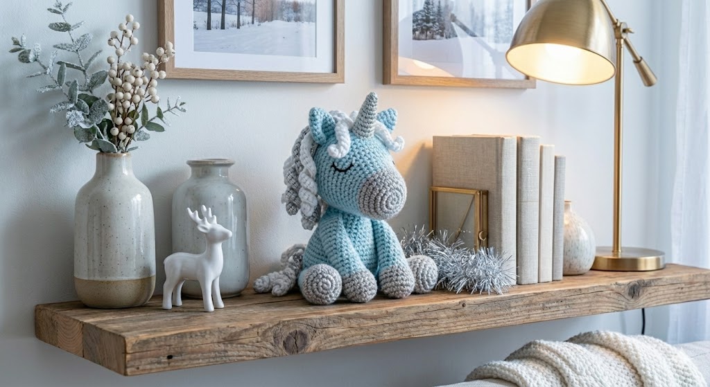 Winter Crochet Unicorn
